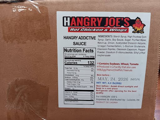 HG14 Red Addictive Sauce 5Bg/4.4LB/Box