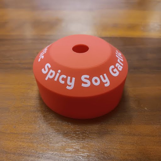HJ35SSG Spicy Soy Garlic Sauce Lid Wrap 1ct/Lid
