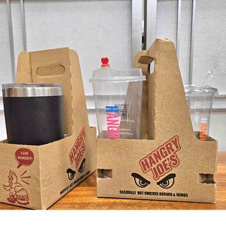 HJ60 Drink Carrier Fits 2 Cups 200ct/Box