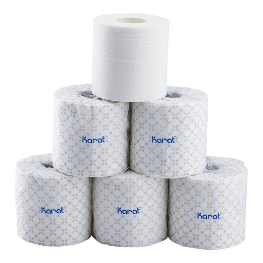 JS-TTW500 2-Ply Wrapped Toilet Tissue Rolls 48ct/Box