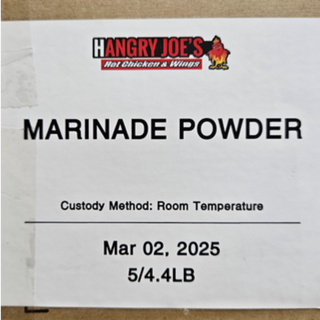 HG20 MARINADE 4.4LB/5