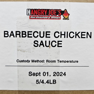 HG04 Barbecue Chicken Sauce 4.4LB/5Bg/Box