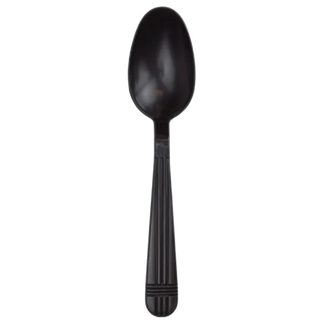 U2063B Premium Extra Heavy Weight Spoons - Black/1000 ct