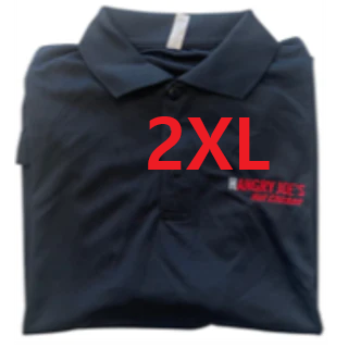 HJ32X2 Manager Uniform Black Polo - 2XL