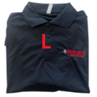HJ32L Manager Uniform Black Polo - Large