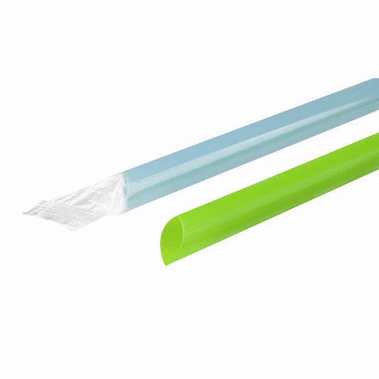 C9060S Bubble Tea Straws 9" Rainbow 1,600ct/Box